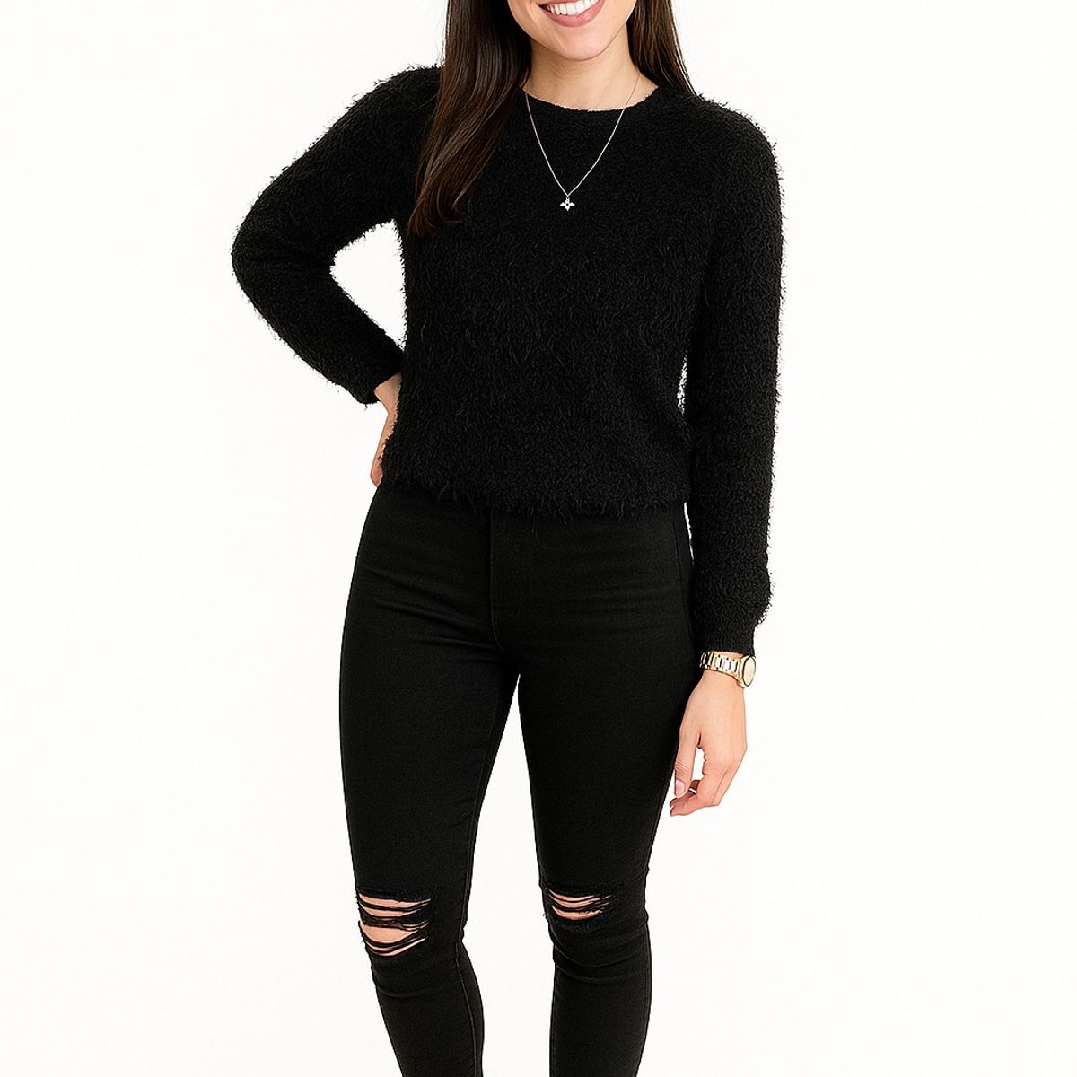 3K PERU SOLO CALIDAD - 3KPeru- Polera Abrigador Vinchante - Negro