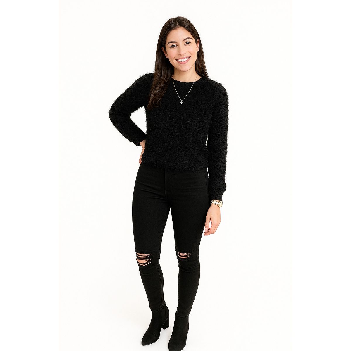 3K PERU SOLO CALIDAD - 3KPeru- Polera Abrigador Vinchante - Negro