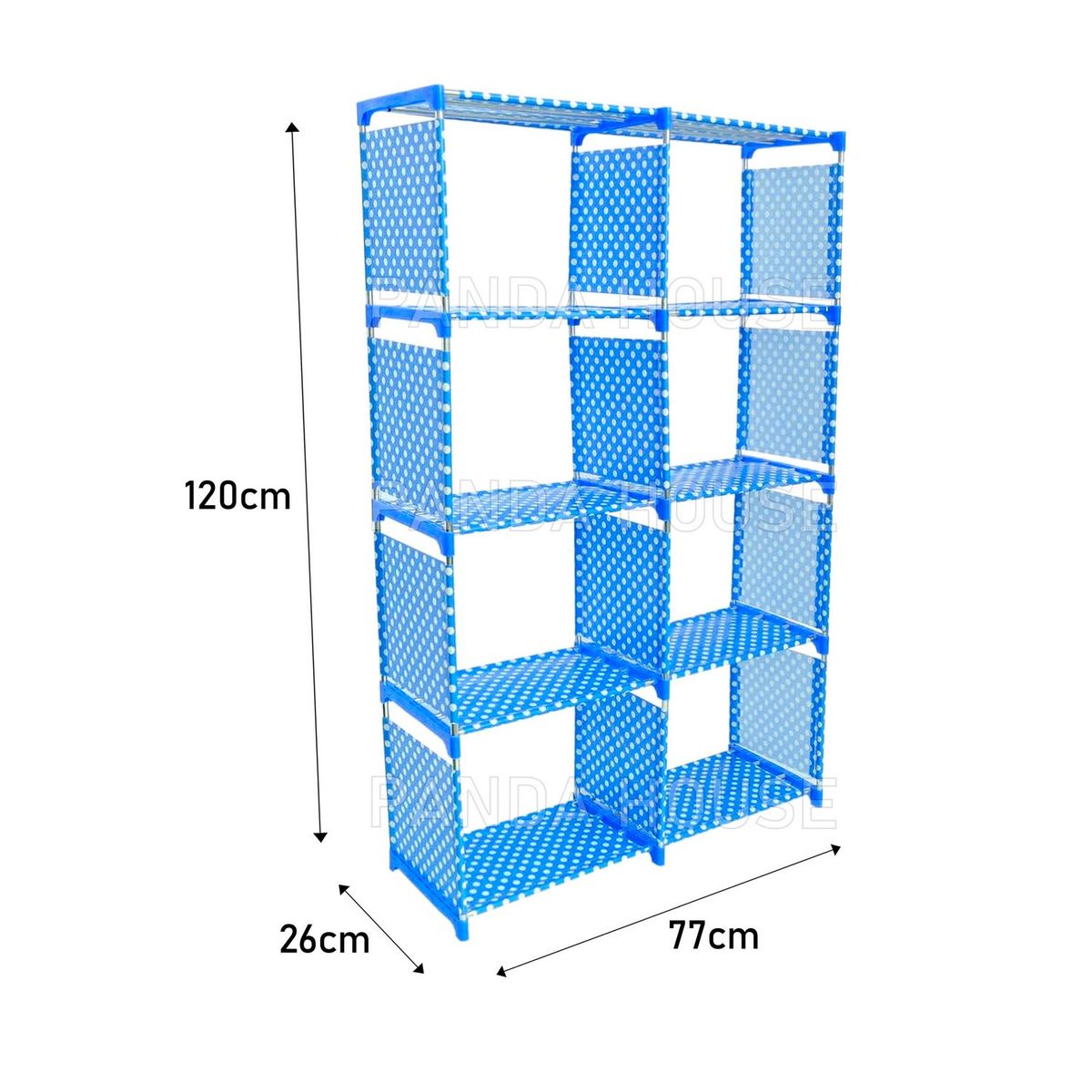 SM - ESTANTE DE ZAPATOS + ORGANIZADOR LIBRERO  CELESTE