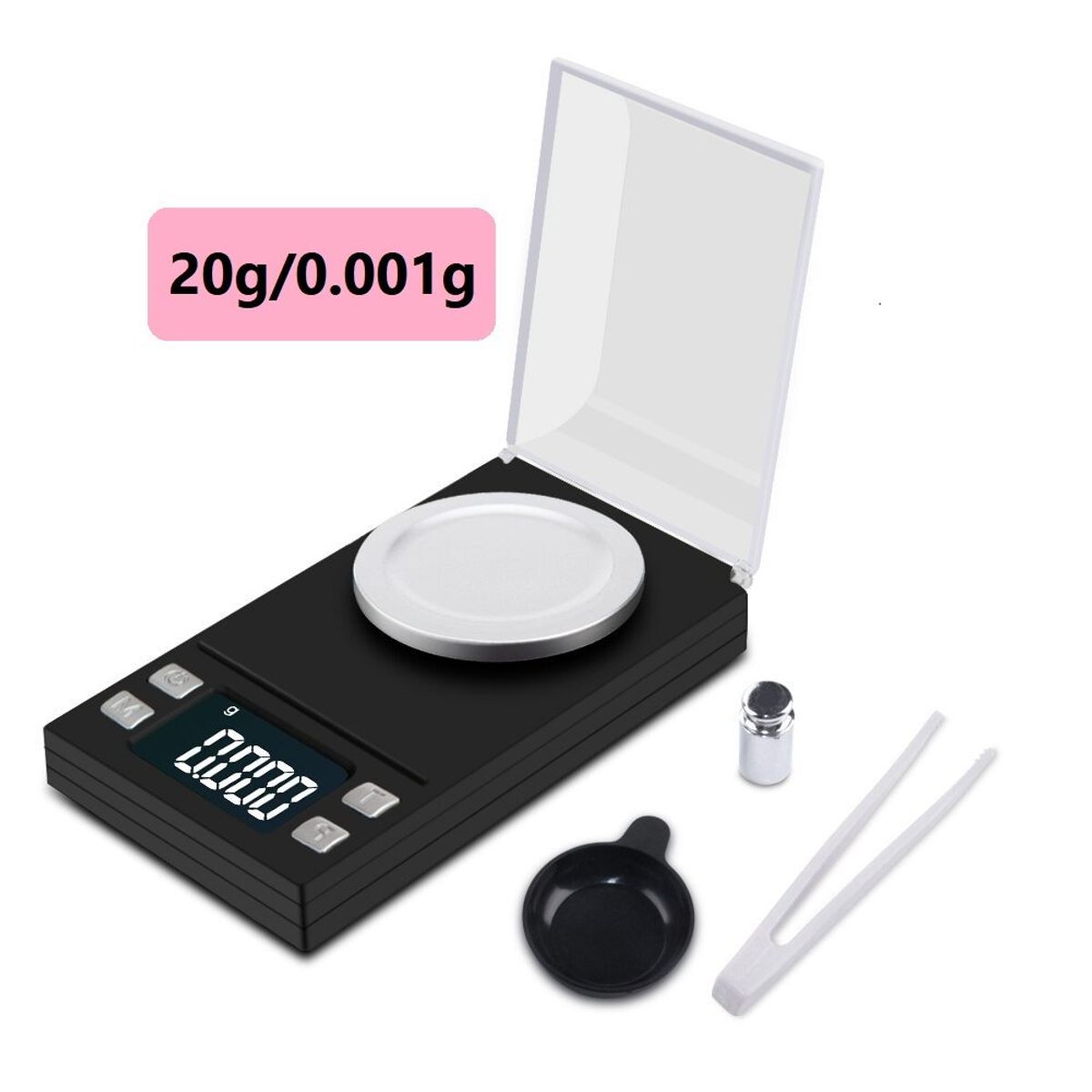 OEM - Balanza Digital Gramera Miligramos 20g0001g Joyería Cocina Medicina