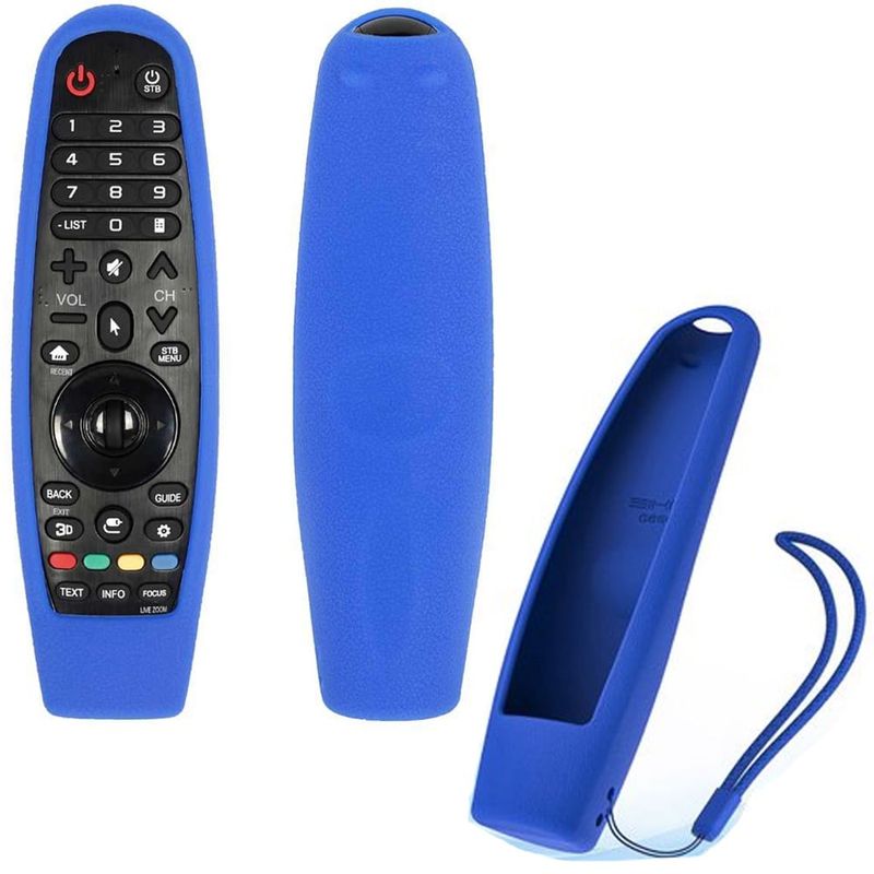 OEM - Funda de Silicona Para Control Magic LG - Azul