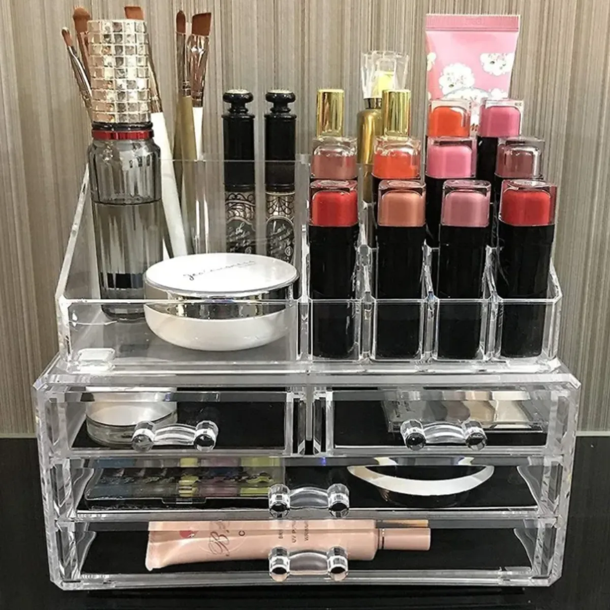 GENERICO - Organizador de Maquillaje Acrílico Transparente