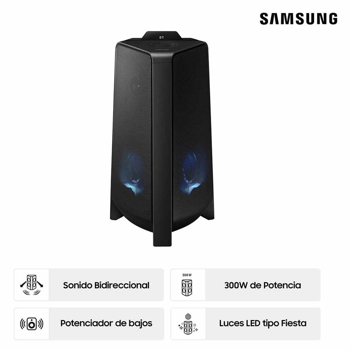 SAMSUNG - Torre de Sonido Samsung Bluetooth 300W MX-T40PE