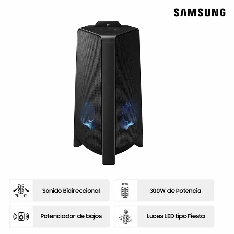 SAMSUNG - Torre de Sonido Samsung Bluetooth 300W MX-T40PE