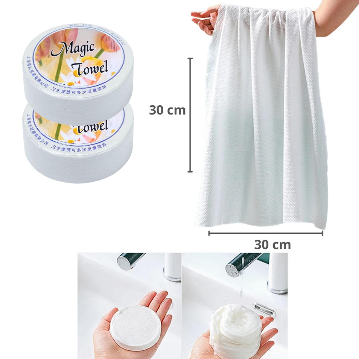 GENERICO - Toalla paño microfibra viaje gimnasio limpieza zapatilla 2und