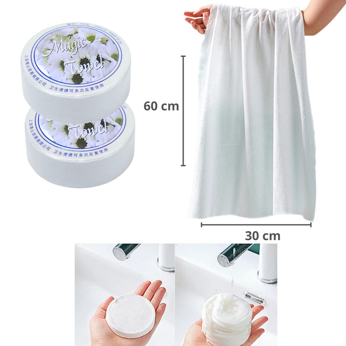 GENERICO - Toalla paño microfibra viaje gimnasio limpieza zapatilla 2und