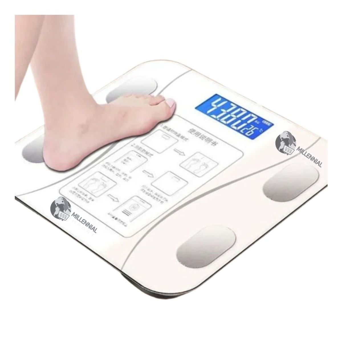 GENERICO - Balanza Digital Smart Bluetooth 180 kg