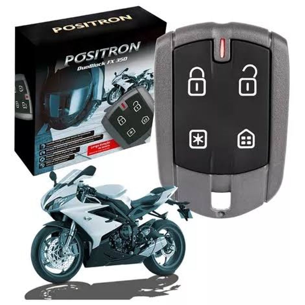 GENERICO - Alarma Positrón Fx-350 G8 Azul