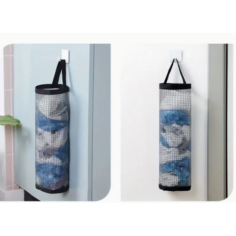 GENERICO - DISPENSADOR PARA BOLSAS RECICLADAS MEDIANO - PLOMO