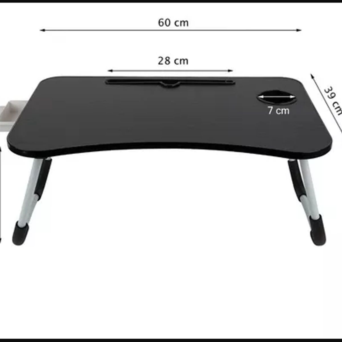GENERICO - Mesa de laptop con cajón plegable de calidad