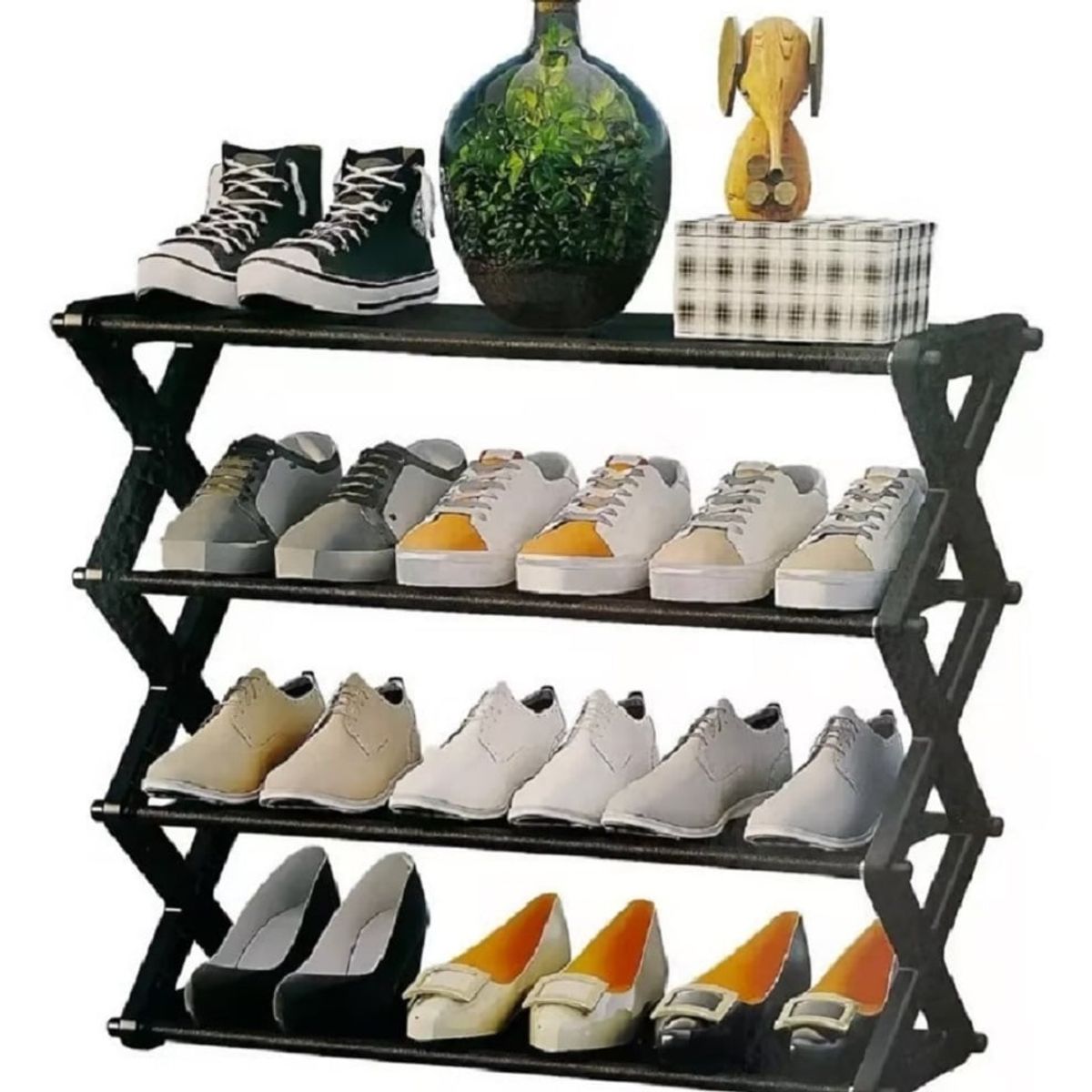 GENERICO - ZAPATERA DE 4 NIVELES EN FORMA DE X