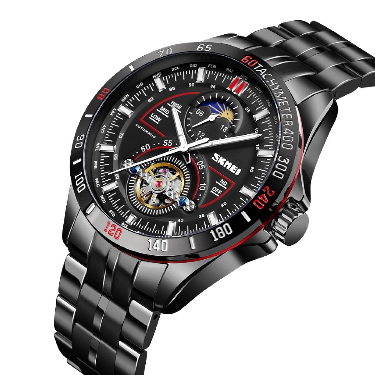 SKMEI - Skmei - Reloj Analógico M021BK para Hombre