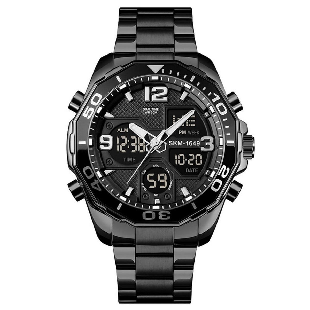 SKMEI - Skmei - Reloj Análogo-Digital 1649BK para Hombre