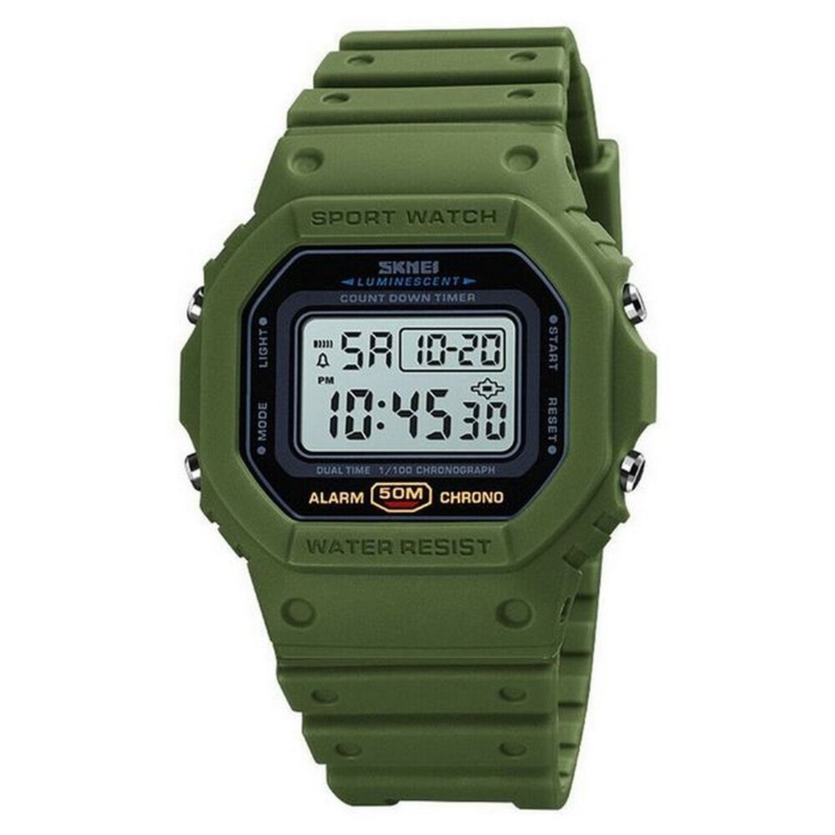 SKMEI - Skmei - Reloj Digital 1628AGWT para Hombre