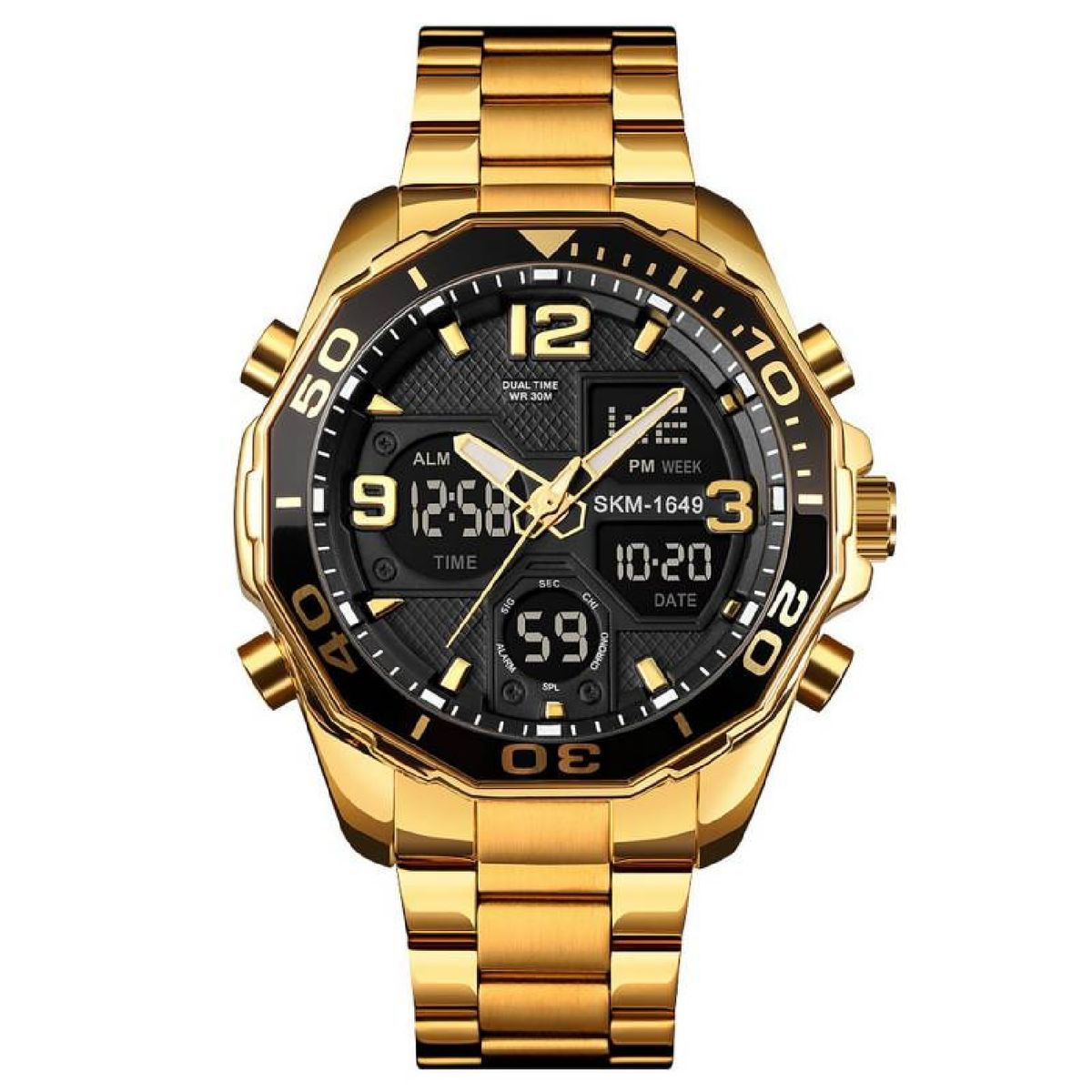 SKMEI - Skmei - Reloj 1649GD AnálogoDigital para hombre