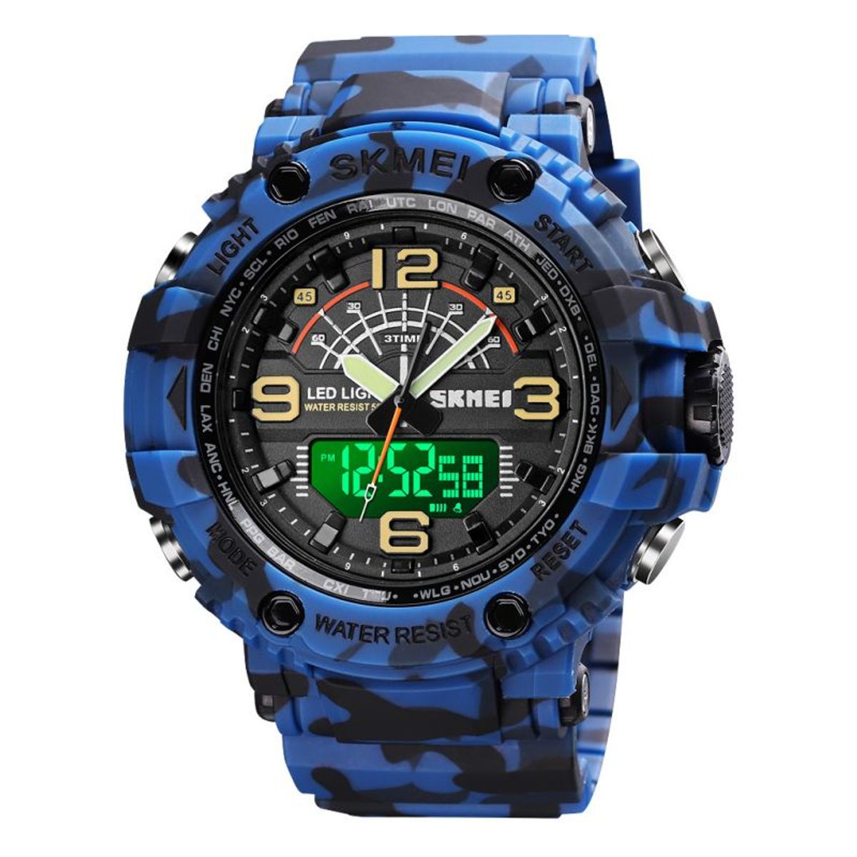 SKMEI - Skmei - Reloj 1617CMBU Analógico y Digital para Hombre