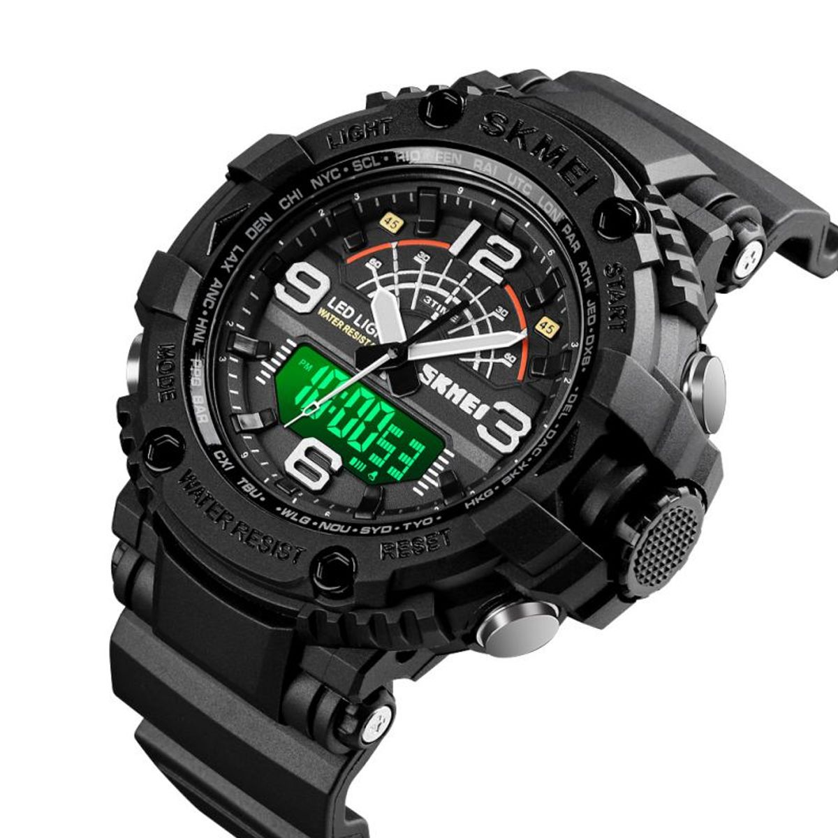 SKMEI - Skmei - Reloj 1617BK Analógico y Digital para Hombre