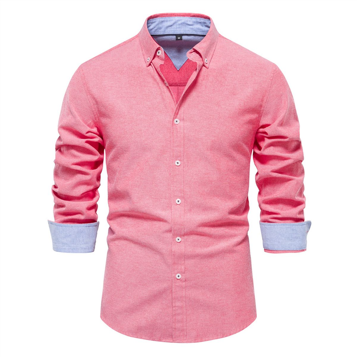 BLWOENS - Camisa Manga Larga Hombre SH700-Rojo