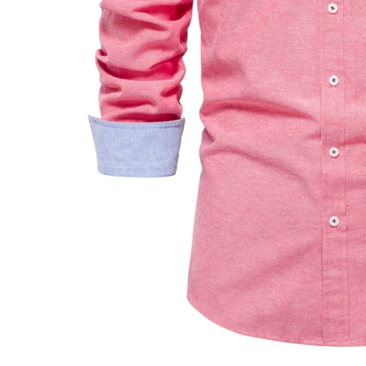 BLWOENS - Camisa Manga Larga Hombre SH700-Rojo