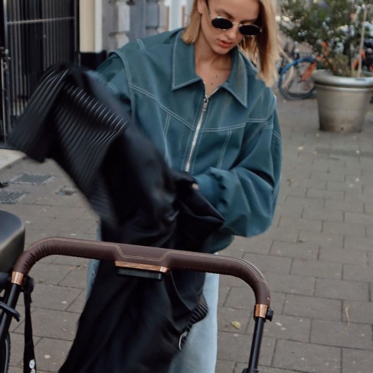 BLWOENS - Chaqueta para mujer M6285M-Verde