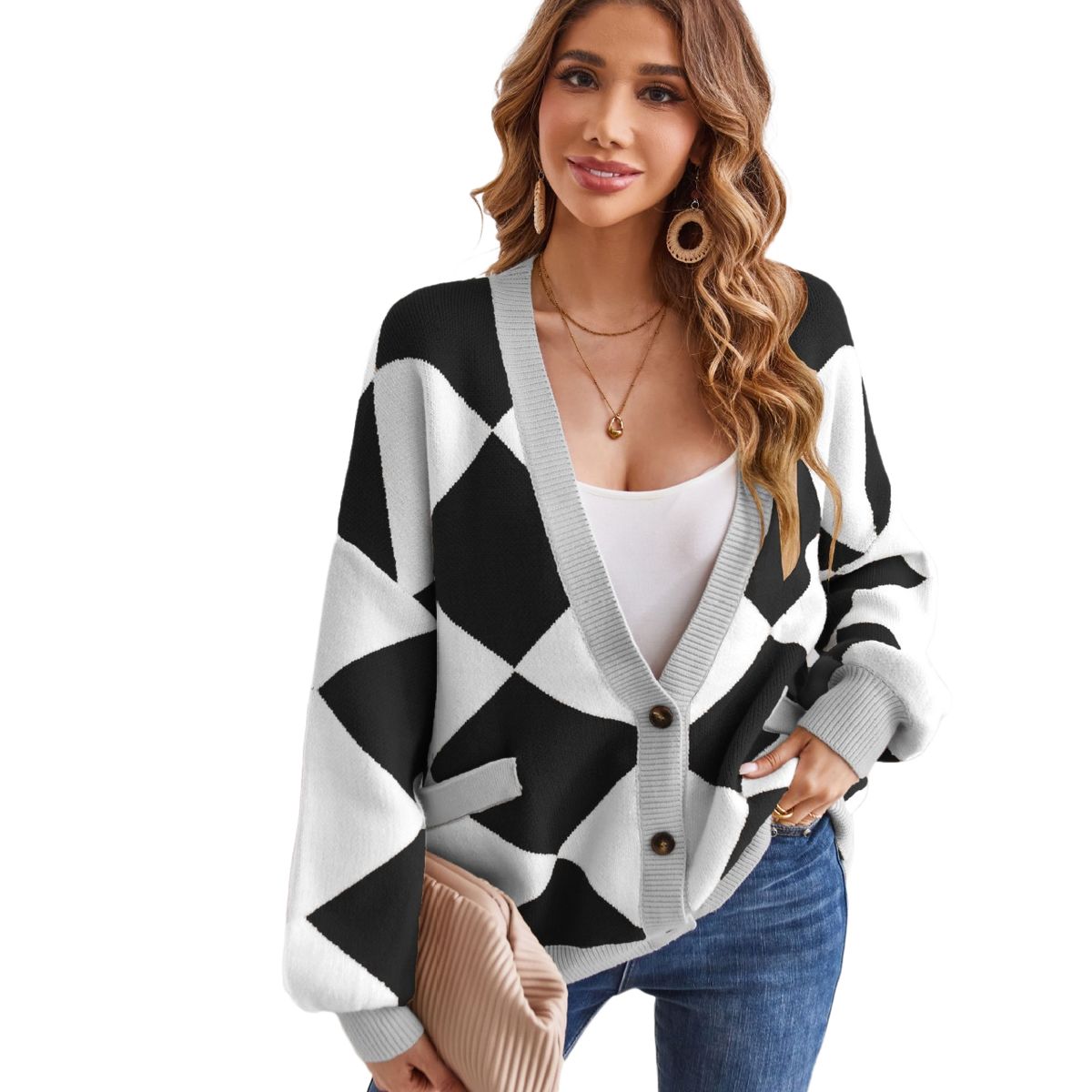 BLWOENS - Chaqueta para mujer SF1278-Negro