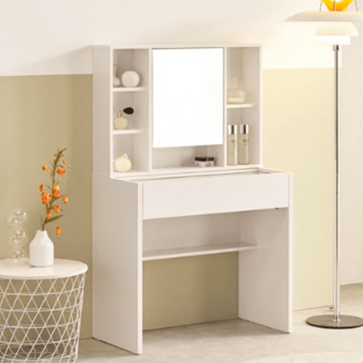 NACION MUEBLES - Tocador Vania Blanco NM