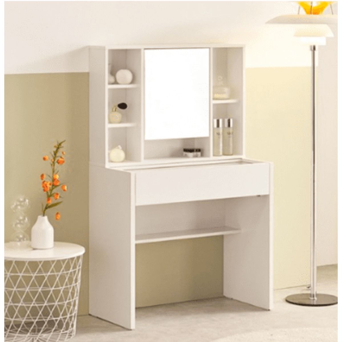 NACION MUEBLES - Tocador Vania Blanco NM