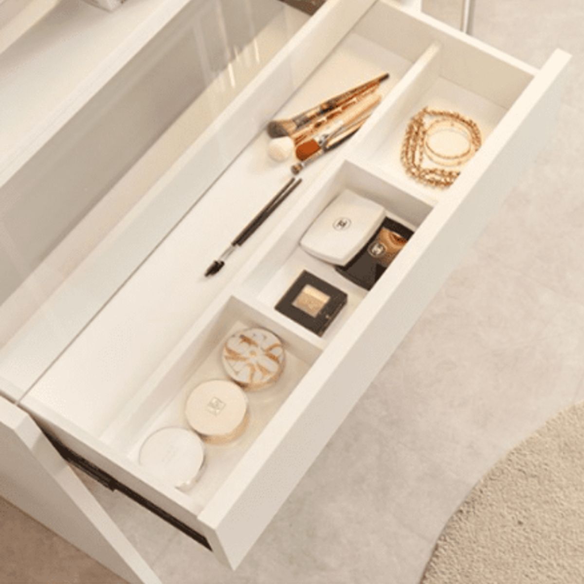 NACION MUEBLES - Tocador Vania Blanco NM