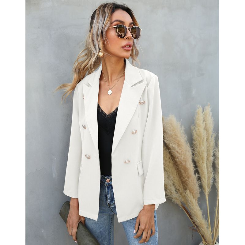 BLWOENS - Chaqueta de mujer 109996-Blanco