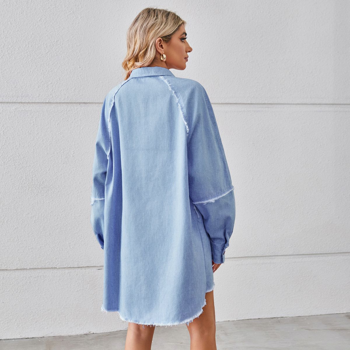 BLWOENS - Chaqueta de mujer MF2178-Azul