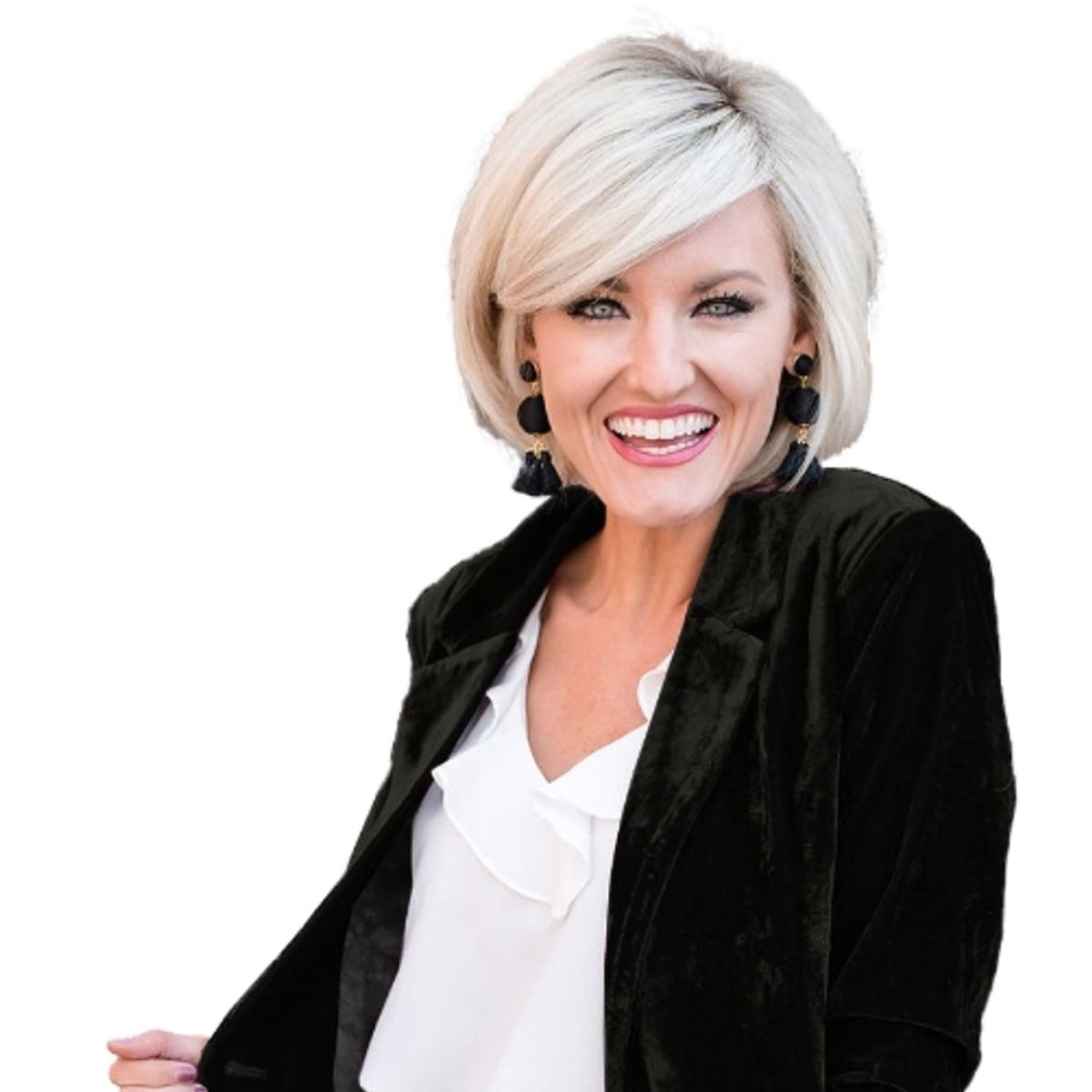 BLWOENS - Chaqueta de para mujeres MC20012-Negro