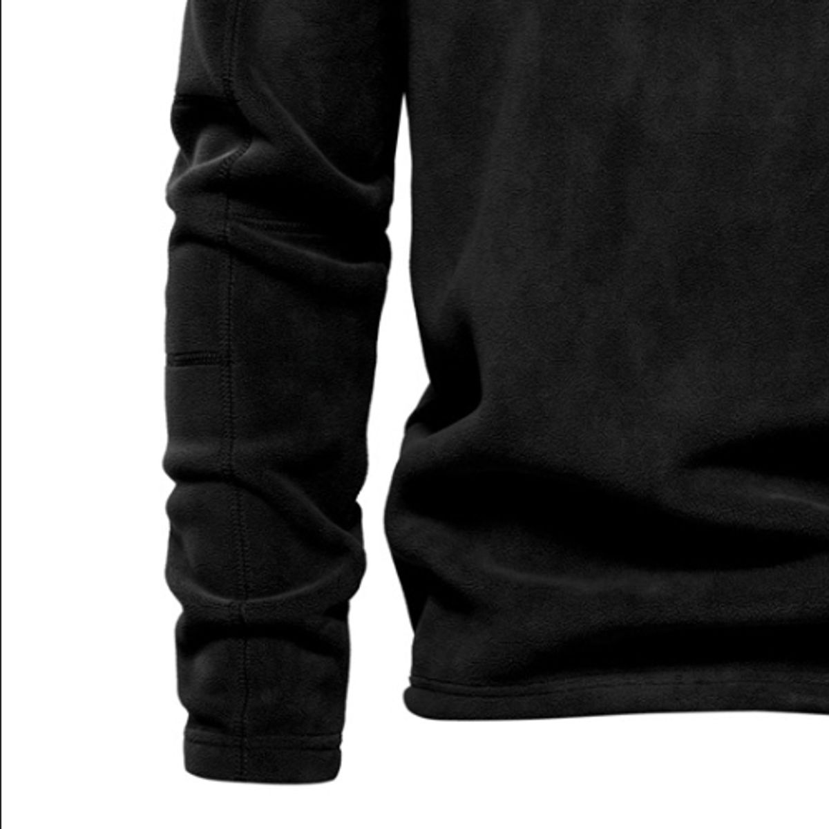 BLWOENS - Camisa Manga Larga Hombre HD08-Negro