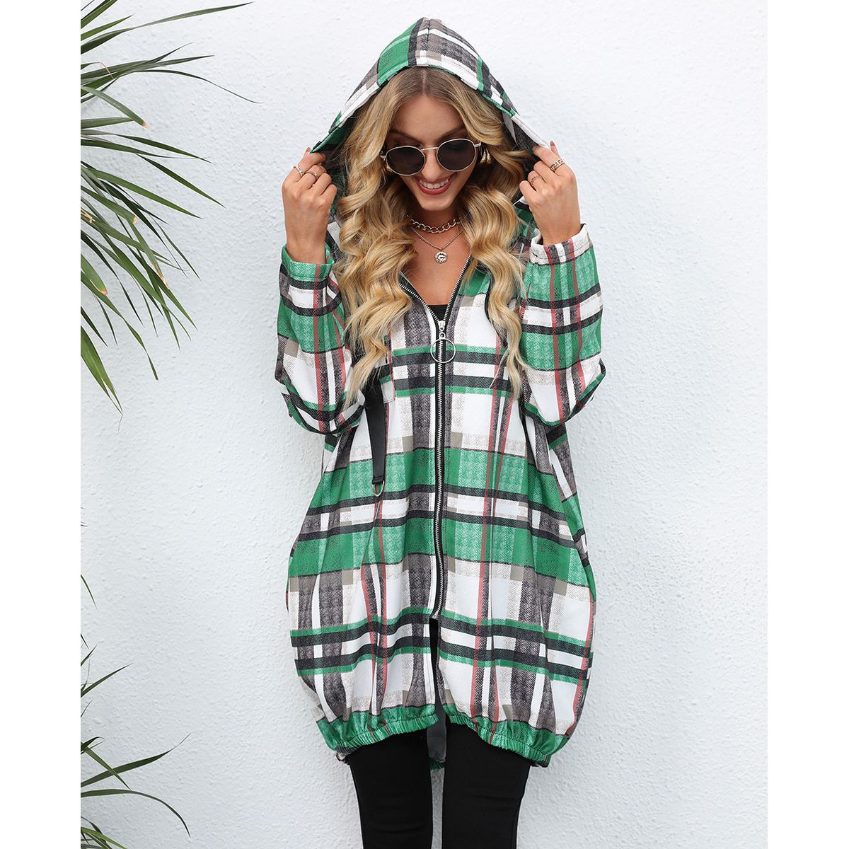 BLWOENS - Chaqueta de mujer 109801-Verde