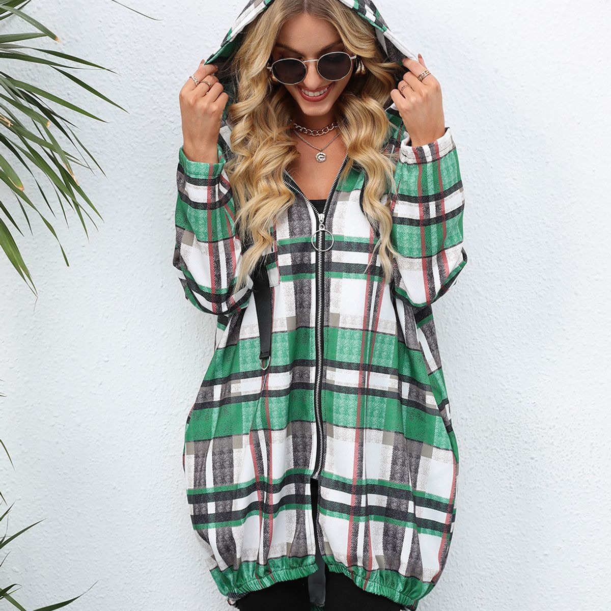 BLWOENS - Chaqueta de mujer 109801-Verde