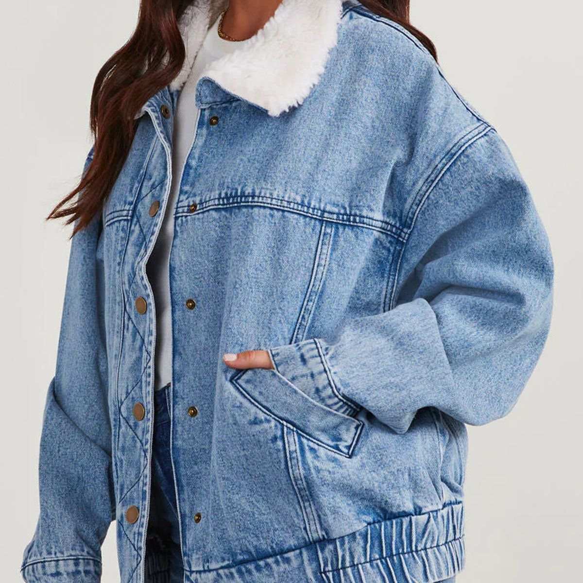 BLWOENS - Chaqueta de mujer GY3314-Azul