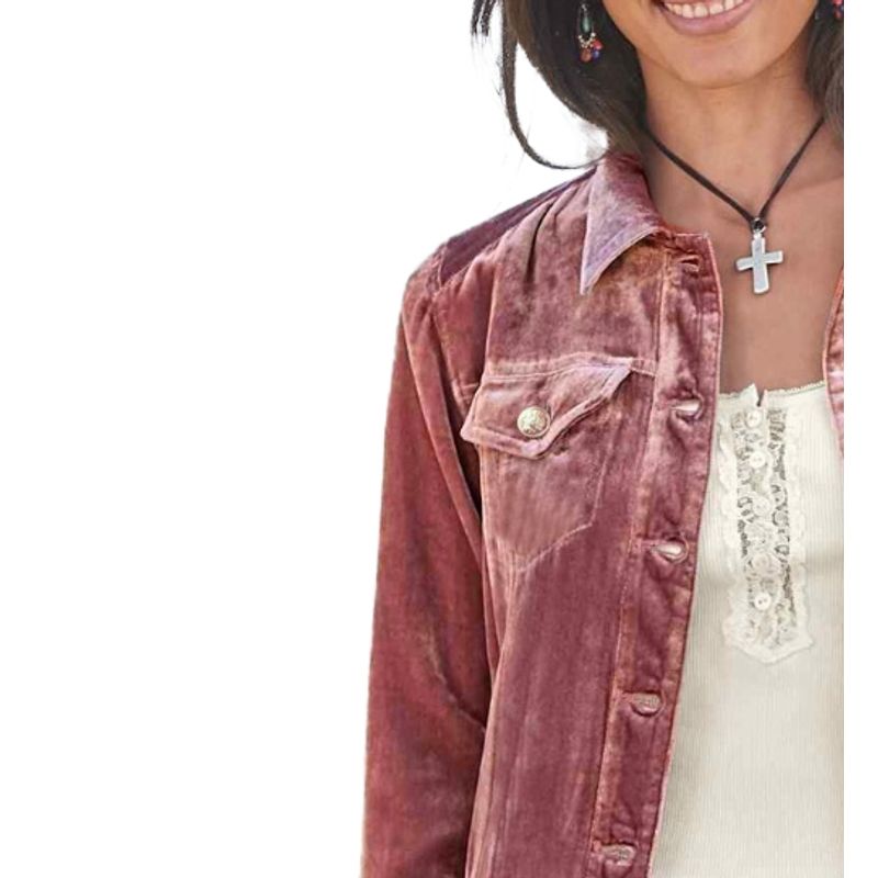 BLWOENS - Chaqueta de para mujeres MC644-Rosa