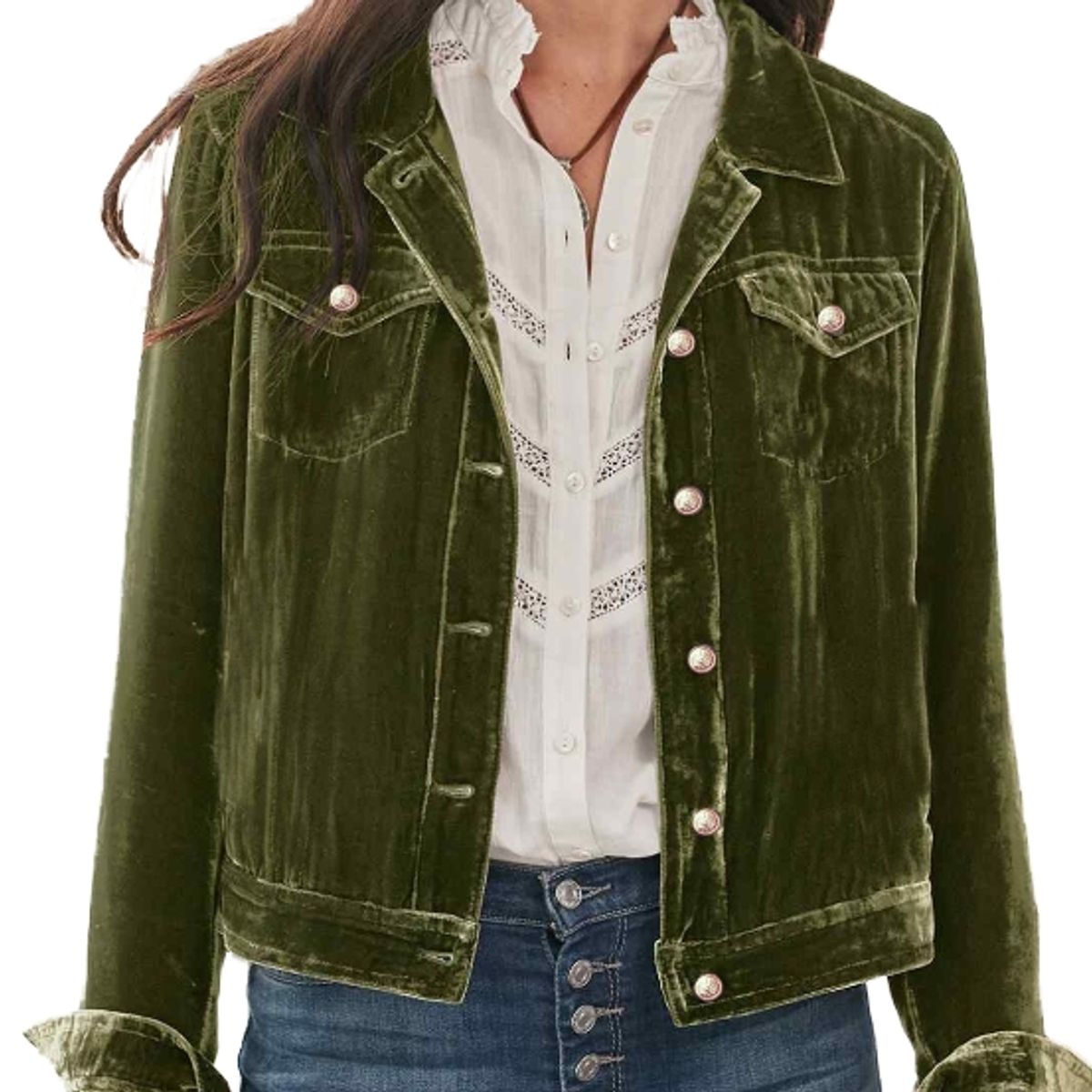 BLWOENS - Chaqueta de para mujeres MC644-Verde