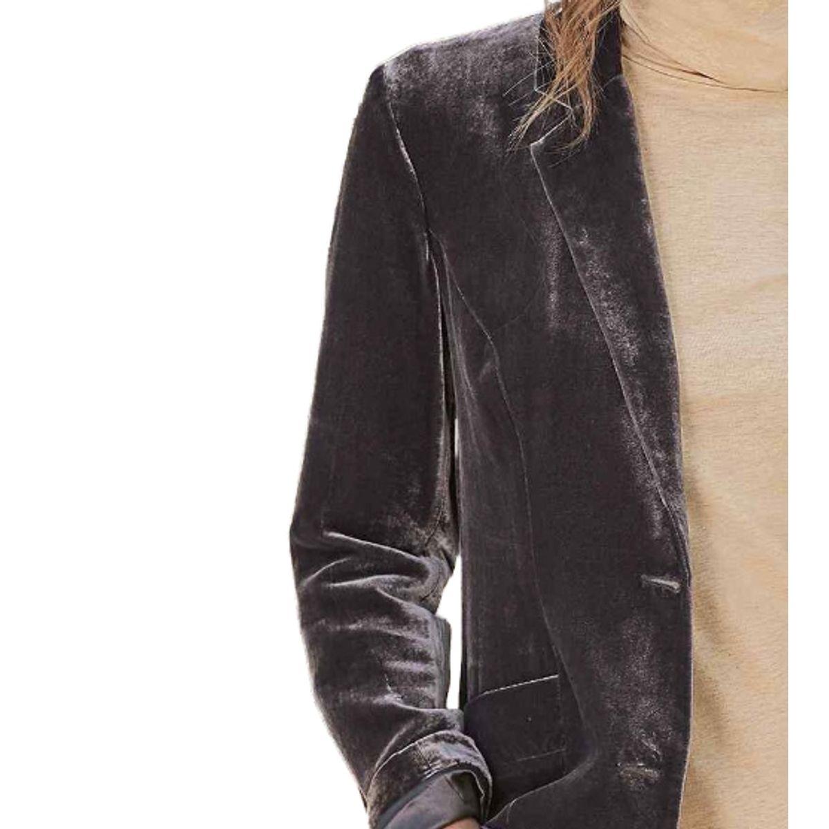 BLWOENS - Chaqueta de para mujeres MC646-Gris