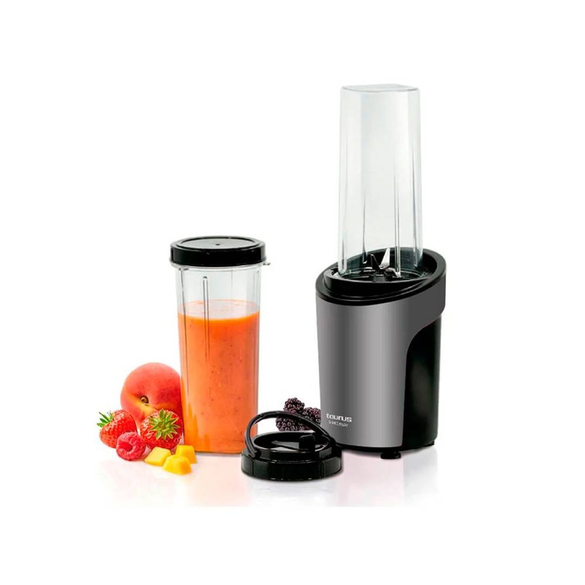 TAURUS - MINI LICUADORA 600 ML TAURUS SHAKE AWAY 2.0 ACERO