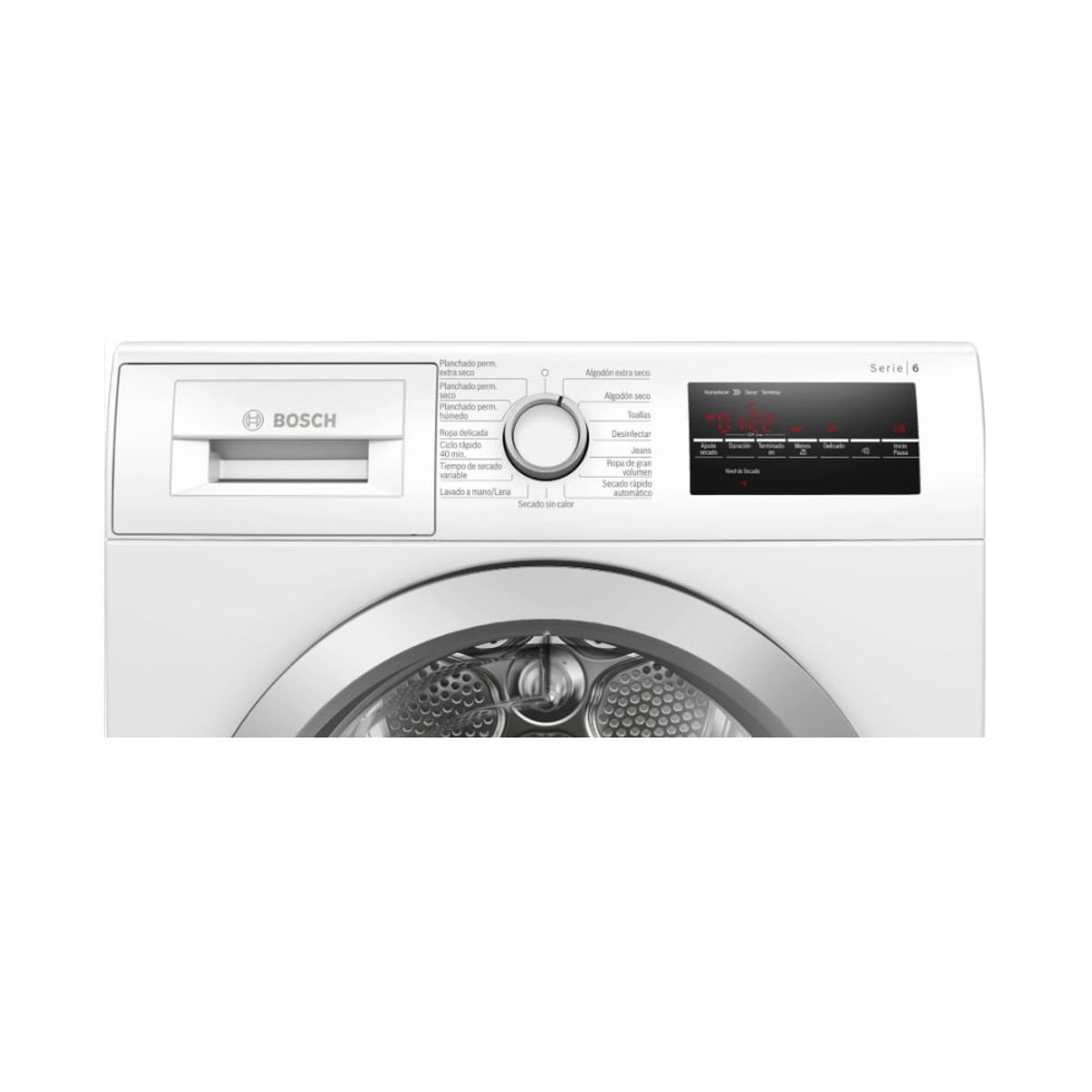 BOSCH - Secadora Bosch WTG86402PE Carga Frontal de 8 Kilos Blanco