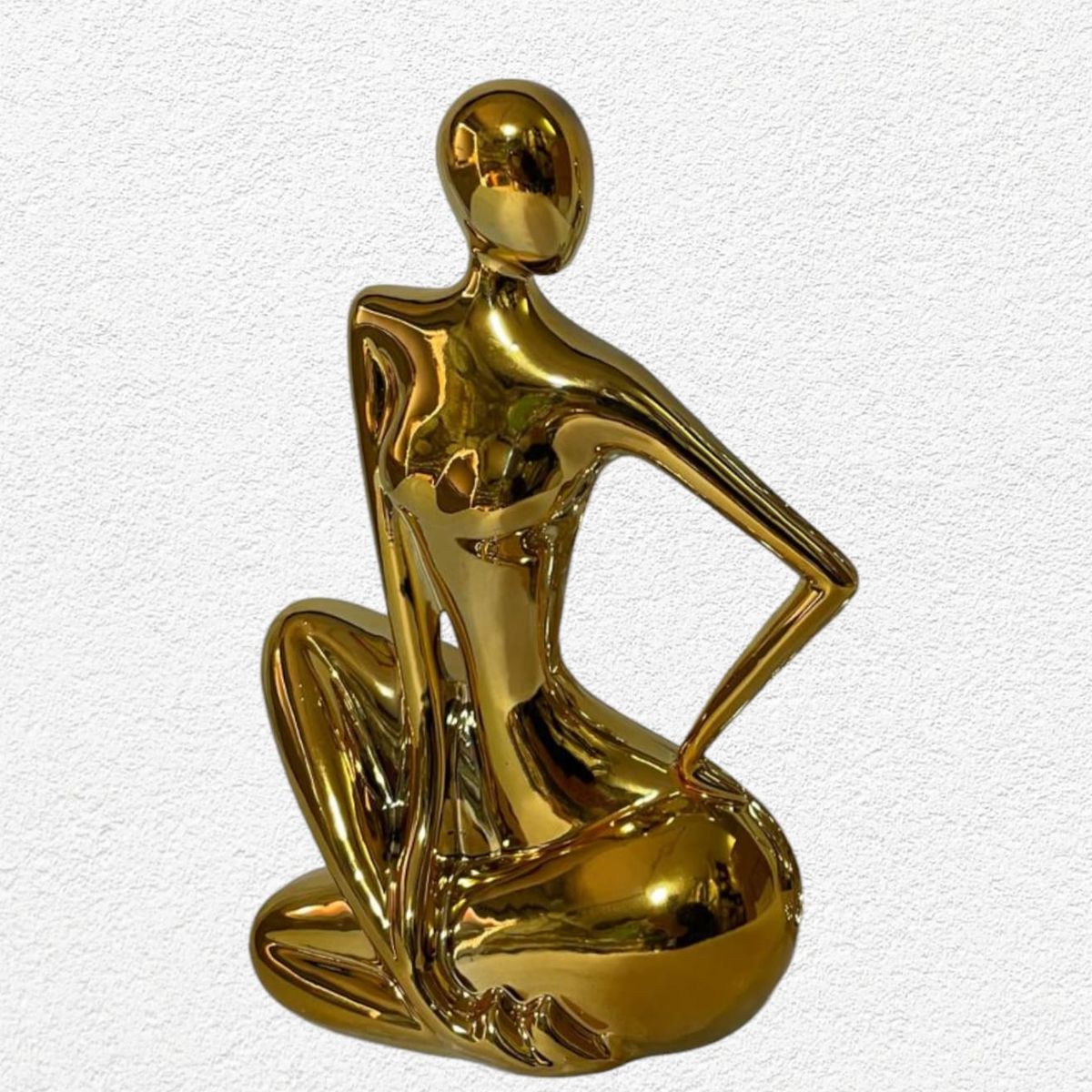 GENERICO - Adornos Silueta Dama Dorada