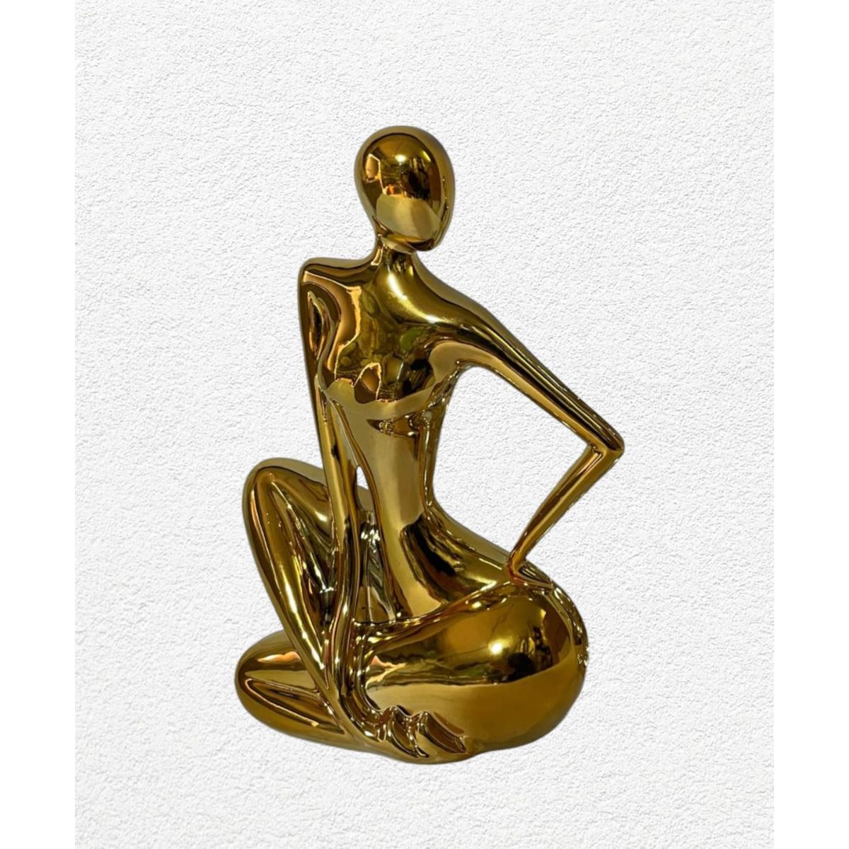 GENERICO - Adornos Silueta Dama Dorada