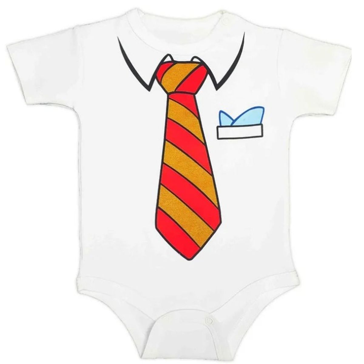 GENERICO - Body Pequeño Profesor Blanco de Algodón Pima