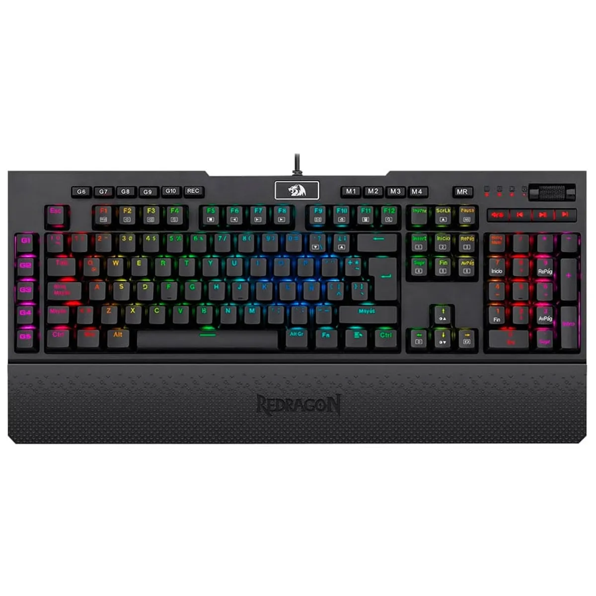 REDRAGON - Teclado Redragon Mecanico Brahma Pro K586rgb Español Blue