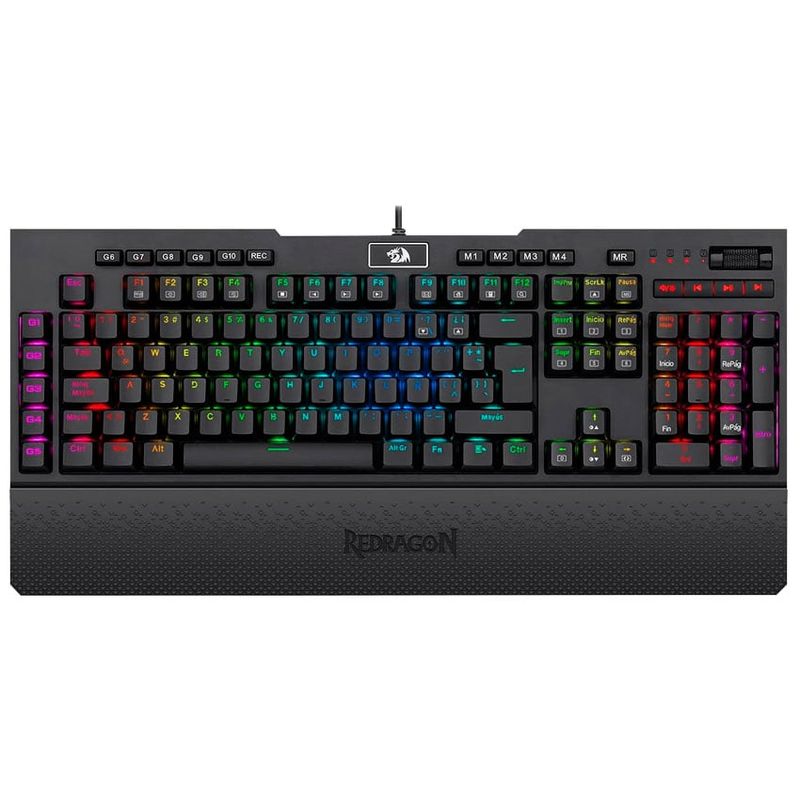 REDRAGON - Teclado Redragon Mecanico Brahma Pro K586rgb Español Blue
