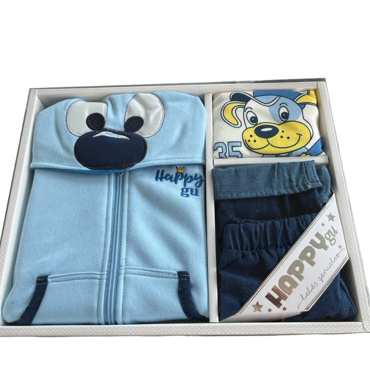 GENERICO - CONJUNTO CHALECO PARA BEBE - NIÑANIÑO