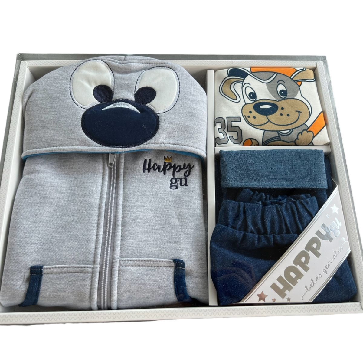 GENERICO - CONJUNTO CHALECO PARA BEBE - NIÑANIÑO