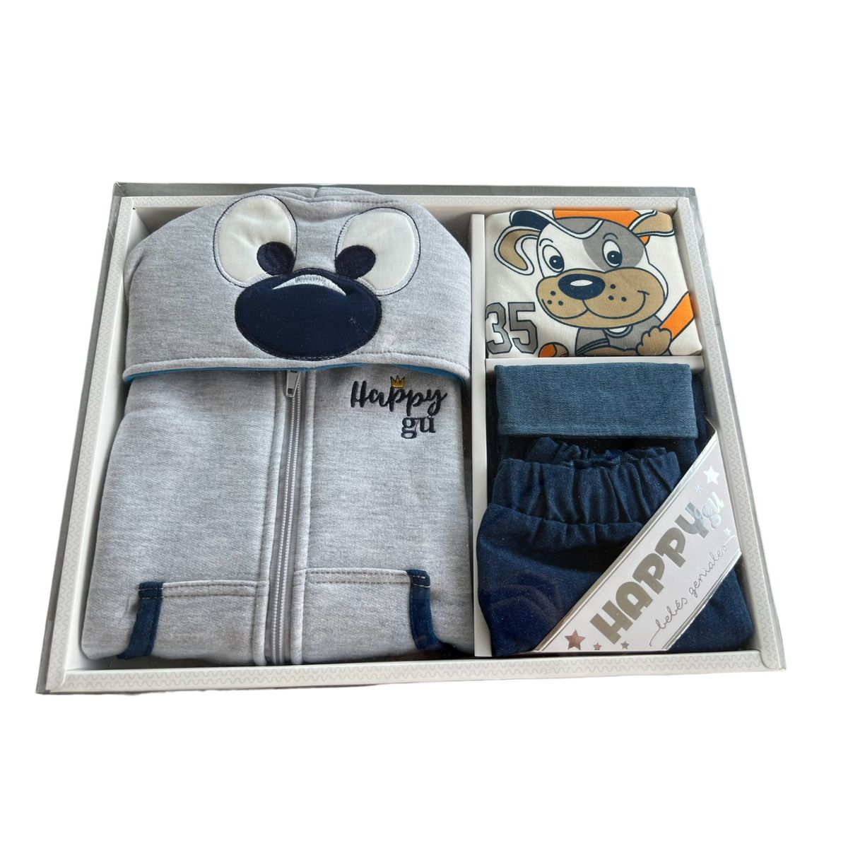 GENERICO - CONJUNTO CHALECO PARA BEBE - NIÑANIÑO