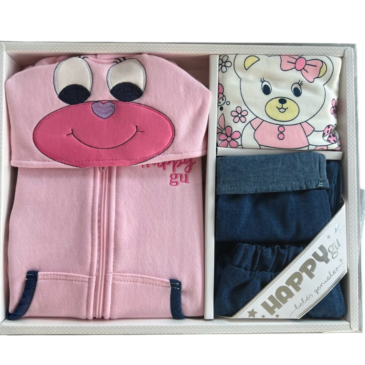 GENERICO - CONJUNTO CHALECO PARA BEBE - NIÑANIÑO