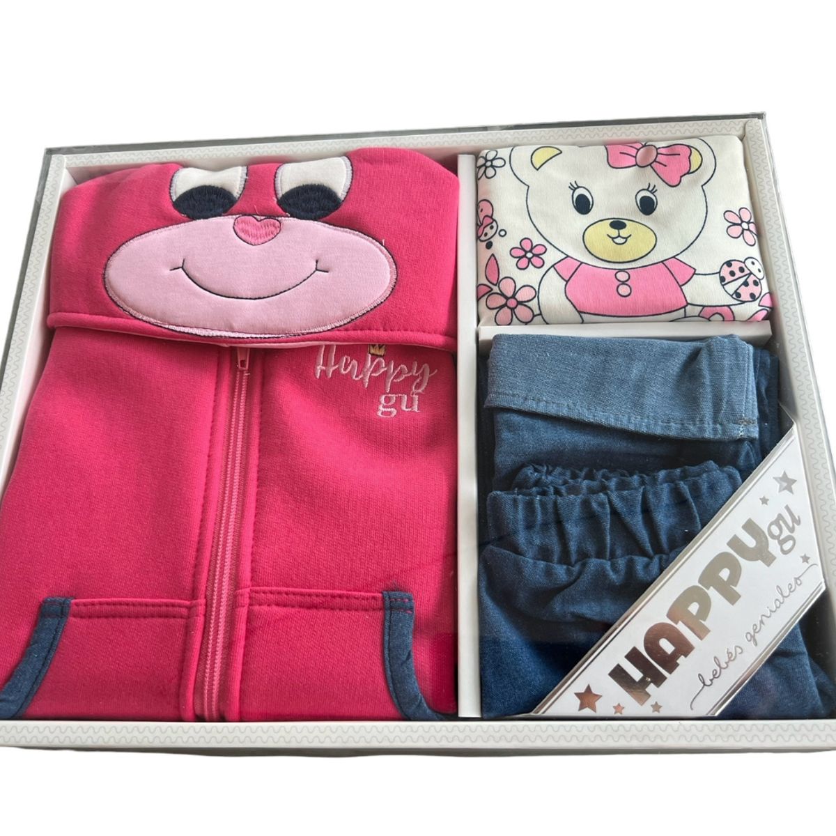 GENERICO - CONJUNTO CHALECO PARA BEBE - NIÑANIÑO